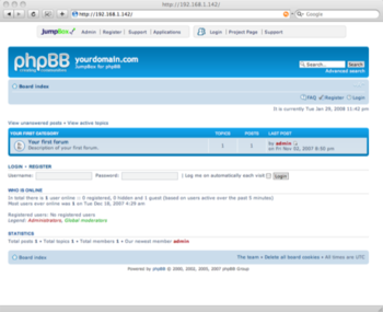 JumpBox for phpBB Discussion Forums screenshot 2