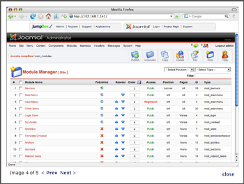 JumpBox for the Joomla! Content Management System screenshot 3