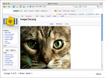 JumpBox for the MediaWiki Wiki System screenshot 2