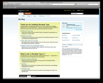 JumpBox for the Movable Type Blogging System screenshot