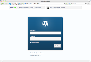 JumpBox for the Wordpress Blogging System screenshot 3