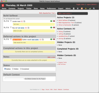 JumpBox for Tracks Task Management screenshot