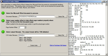 JumpStart Index Maker screenshot
