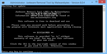 Junkware Removal Tool - JRT screenshot