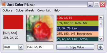 Just Color Picker screenshot 2