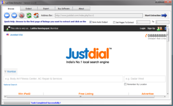 Just Data Extractor screenshot