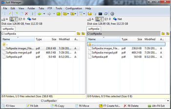 Just Manager Portable screenshot