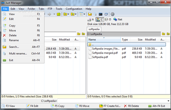 Just Manager Portable screenshot 2