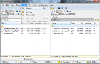 Just Manager Portable screenshot 3