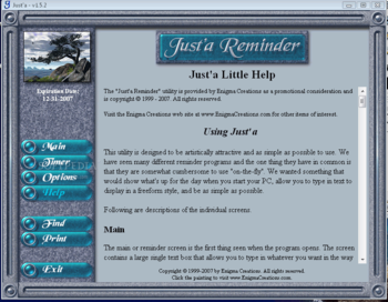 Just'a Reminder screenshot