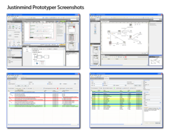 Justinmind Prototyper screenshot