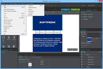 Justinmind Prototyper Pro screenshot 3