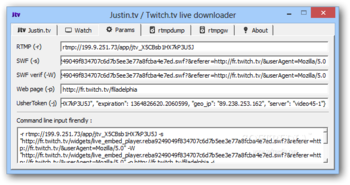 Justin.tv / Twitch.tv live downloader screenshot 3