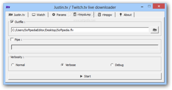 Justin.tv / Twitch.tv live downloader screenshot 4