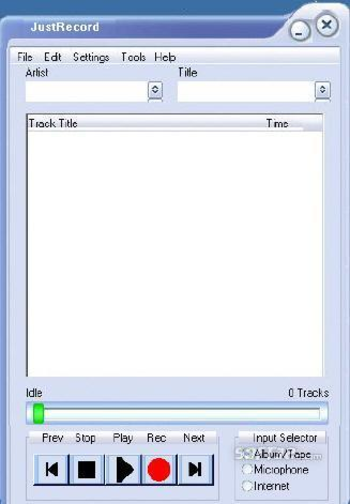 JustRecord screenshot
