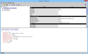 JustStyle CSS Editor screenshot