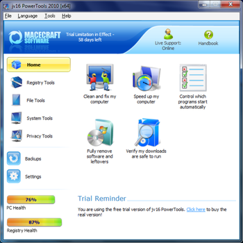 jv16 PowerTools 2010 screenshot 2