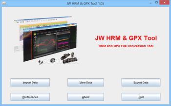 JW HRM & GPX Tool screenshot