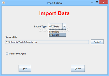 JW HRM & GPX Tool screenshot 2