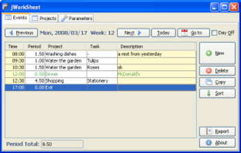 jWorkSheet screenshot 2