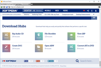 JxBrowser screenshot