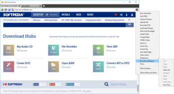 JxBrowser screenshot 2