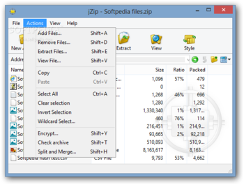 jZip screenshot 3