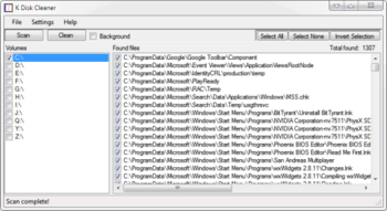 K Disk Cleaner screenshot