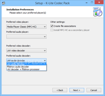 K-Lite Codec Pack Basic screenshot 4