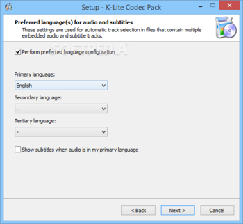 K-Lite Codec Pack Basic screenshot 7