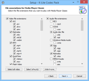K-Lite Codec Pack Basic screenshot 8