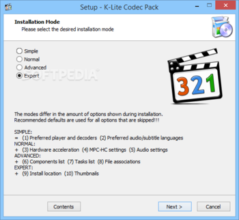 K-Lite Codec Pack Full screenshot