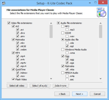 K-Lite Codec Pack Full screenshot 8