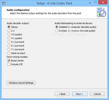 K-Lite Codec Pack Standard screenshot 9