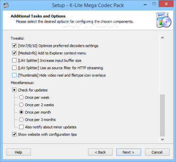 K-Lite Mega Codec Pack screenshot 5