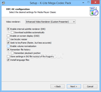 K-Lite Mega Codec Pack screenshot 6