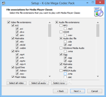 K-Lite Mega Codec Pack screenshot 8