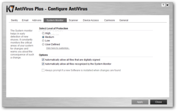 K7 AntiVirus Plus screenshot 10