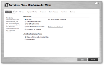 K7 AntiVirus Plus screenshot 7