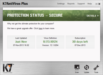 K7 Antivirus Plus screenshot 2