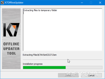 K7 Offline Updater screenshot