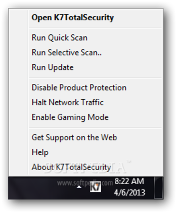 K7 TotalSecurity screenshot 2