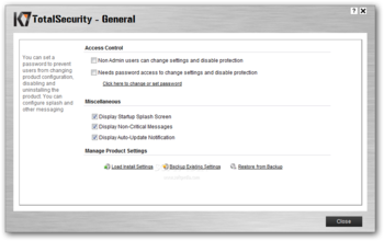 K7 TotalSecurity screenshot 40