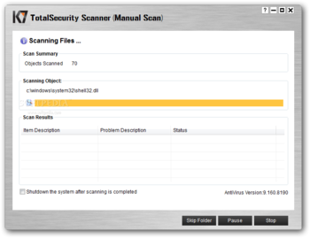 K7 TotalSecurity screenshot 6