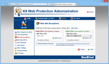 K9 Web Protection screenshot 5