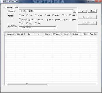 KaKs_Calculator screenshot