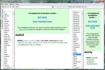 Kalenjin Dictionary screenshot