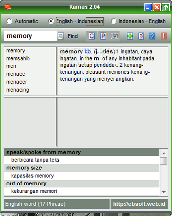 Kamus screenshot