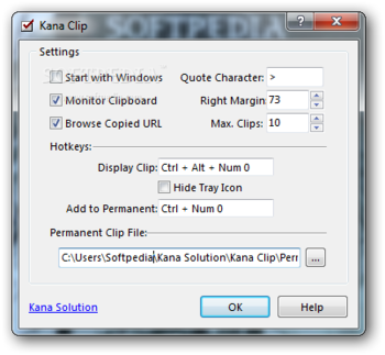 Kana Clip screenshot 2