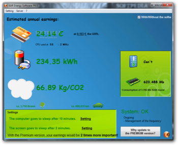 KAR Energy Software screenshot